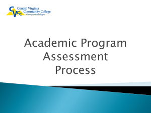 Academic program assessment