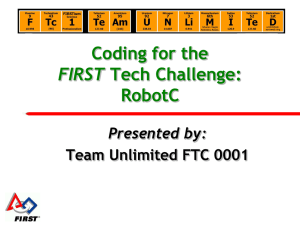 RobotC - Home of Team Unlimited
