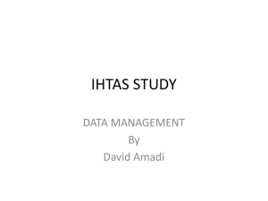 5. IHTAS_Data management