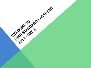Welcome to Core Academy 2014 - Day 1