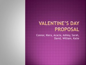 Valentines Day Proposal