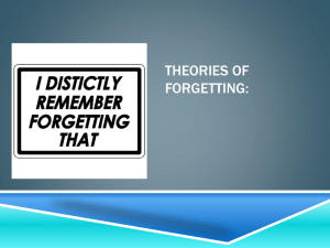 Strengths and limitations of theories of forgetting: