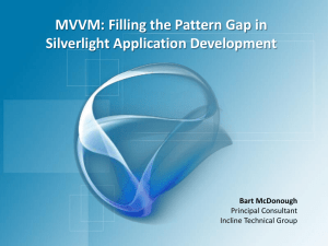 MVVM: Filling the Pattern Gap in