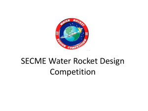 SECME Water Rocket Design Competition