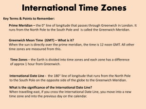 Lesson 4 - International Time Zones
