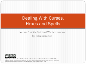 Dealing With Curses, Hexes and Spells