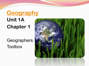 Geographer`s Tools Power Point 1