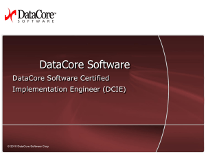 DCIE Certification Process Presentation