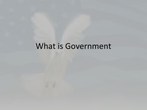 Forms and Foundations of Government