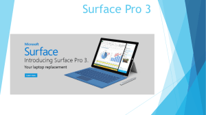 Resellers Surface Pro 3 Training for Microsoft