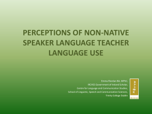 link to the slides - language for teaching purposes