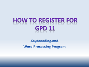 How to register in GDP11