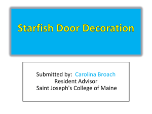 Star Fish Door Decorations
