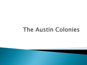 The Austin Colonies