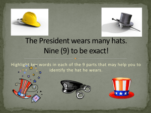 Hat of the President