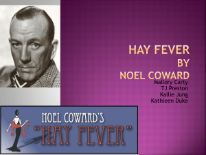 Hay Fever by Noel Coward