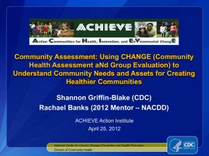 Community Health Assessment aNd Group Evaluation