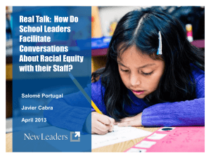 How Do School Leaders Facilitate Conversations