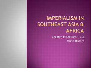 Imperialism in Southeast Asia & Africa