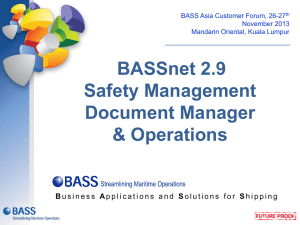 Document Manager - BASS – Streamlining Maritime Operations