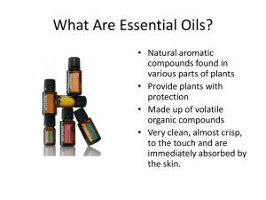 Why Essential Oils?