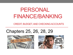 ch 25-29 credit & budgets (ppt)