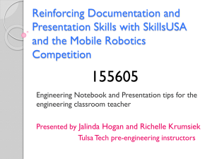 Reinforcing Documentation and Presentation Skills with SkillsUSA