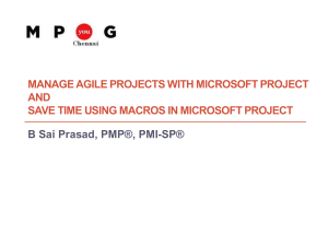 Manage Agile Projects with Microsoft Project AND