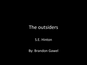 Outsiders presention