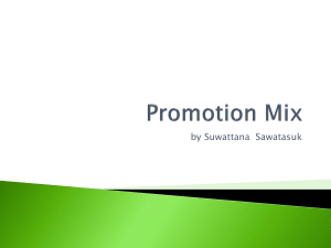 Promotion Mix - Home