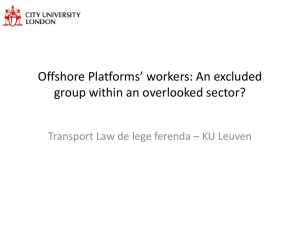 Offshore Platforms` seafarers