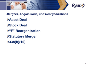 Mergers & Acquisitions - California Payroll Conference