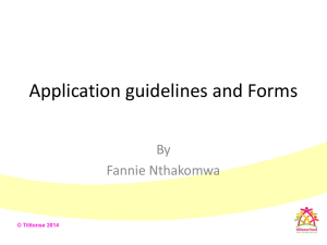 Application guidelines and forms 25.02.14