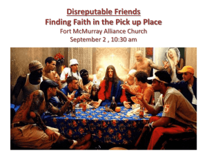 PowerPoint File  - Fort McMurray Alliance Church