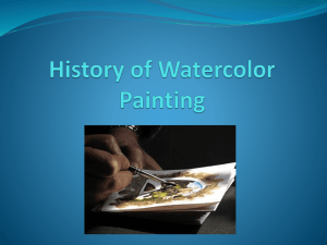History of Watercolor