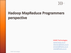 Hadoop - HAMS technologies
