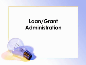 Session Loan Administration