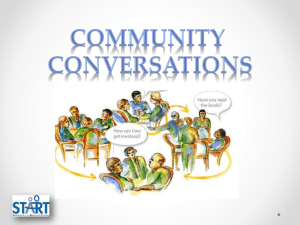 Community Conversations PPT