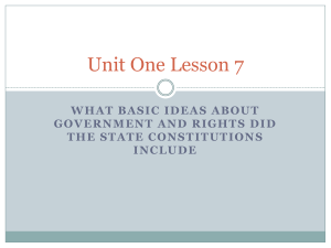 Unit 1 - Lesson 7