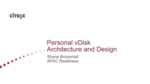 Personal vDisk Technical Internals (cont`d)