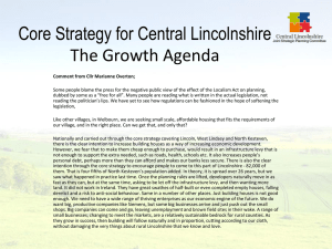 Core strategy for Central Lincolnshire