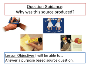 Why was this source produced revised lesson ppt