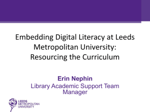Embedding Digital Literacy by Erin Nephin