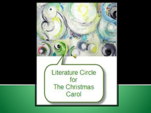 Literature Circle Assignment for The Christmas Carol