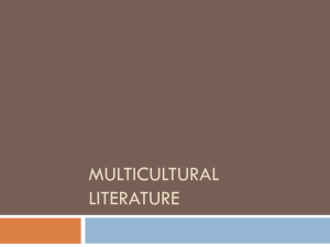 Multicultural Literature Powerpoint