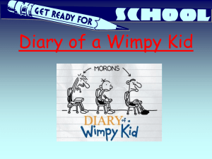 Diary of a Wimpy Kid PPT