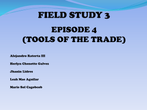 episode 4 - FieldStudy32011-2012