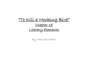 To Kill a Mocking Bird1