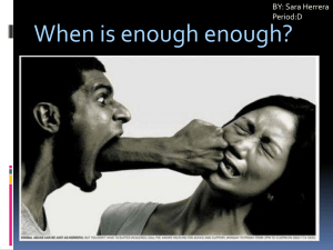 Abusive Relationships powerpoint