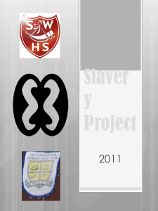 Slavery Project Booklet